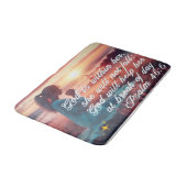 'Inspirierend Glaube' Bath Mat Badematte (Schrägansicht)