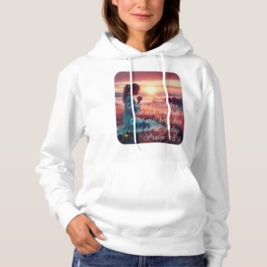 "Inspirierend Glaube" Frauenhorodie Hoodie (Vorderseite)