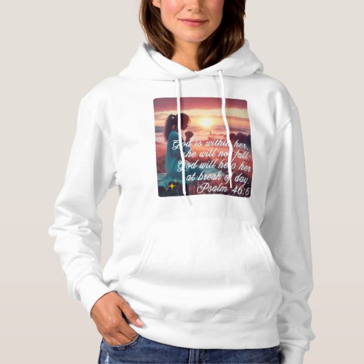 "Inspirierend Glaube" Frauenhorodie Hoodie (Vorderseite)