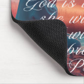 'Inspirierend Glaube' Mousepad (Ecke)