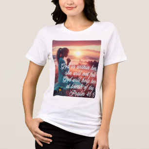'Inspirierend Glaube' Tri-Blend-Shirt-T - Shirt
