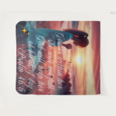 "Inspirierend Glaube" Wandteppich (Vorderseite (Horizontal))