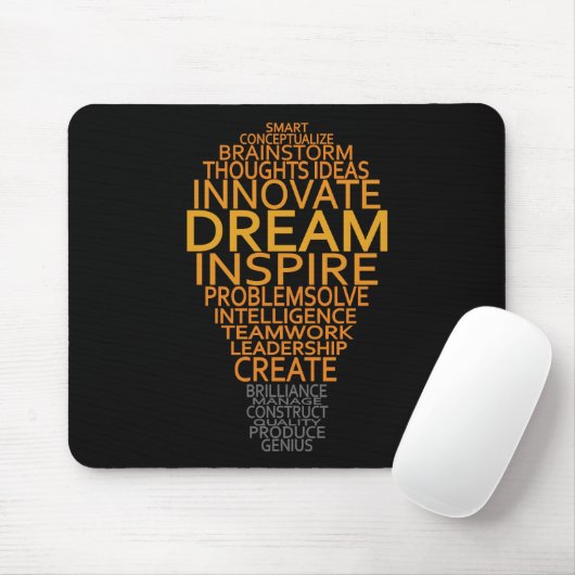 Inspirierend Glühlampegewohnheit mousepad (Mit Mouse)
