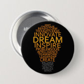 Inspirierend Glühlampegewohnheitsknopf Button (Vorne & Hinten)