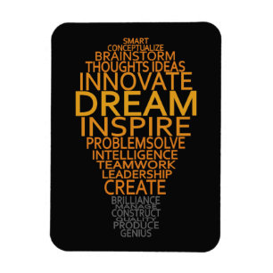 Inspirierend Glühlampegewohnheitsmagneten Magnet