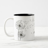 Inspirierend grafische Wunschleuder Grafik Zweifarbige Tasse (Links)