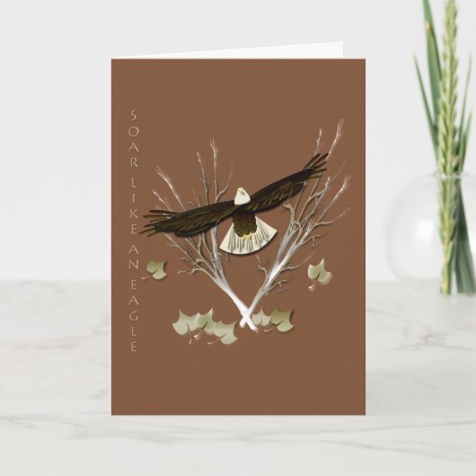 Inspirierend Grußkarte mit Schrift Karte (Vorderseite)