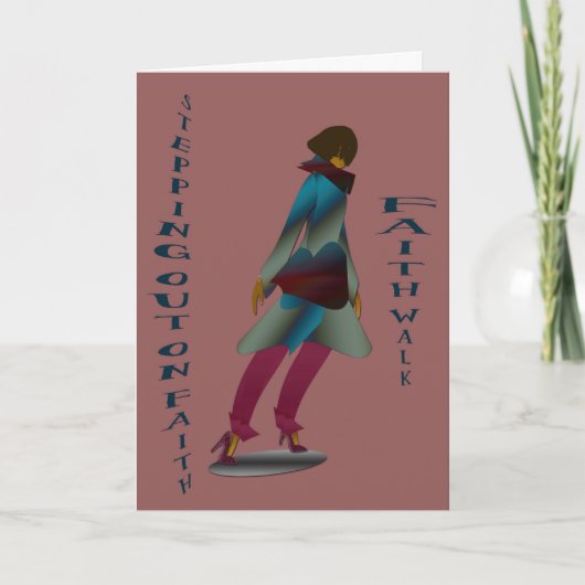 Inspirierend Grußkarte mit Schrift Karte (Vorderseite)