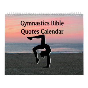 INSPIRIEREND GYMNASTICS BIBLE QUOTE CALENDAR KALENDER