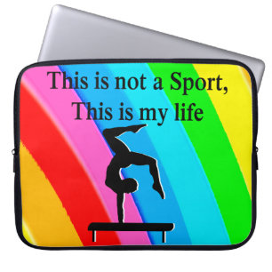 INSPIRIEREND GYMNASTICS QUOTE DESIGN LAPTOPSCHUTZHÜLLE