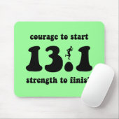 Inspirierend Halbmarathon Mousepad (Mit Mouse)