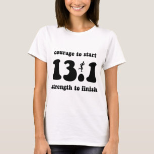 Inspirierend Halbmarathon T-Shirt