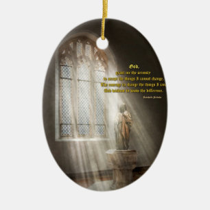 Inspirierend - Himmlischer Vater - Gelassenheitsge Keramik Ornament