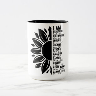 Inspirierend Ich Bin Zweifarbige Tasse