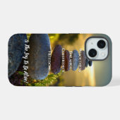 Inspirierend iPhone 15 hülle (Rückseite (Horizontal))