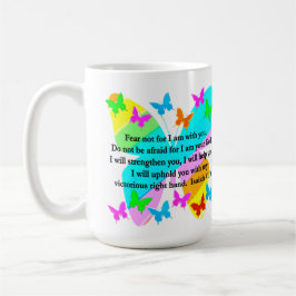 INSPIRIEREND ISAIAH 41:10 BIBLE VERSE DESIGN KAFFEETASSE