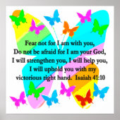 INSPIRIEREND ISAIAH 41:10 BIBLE VERSE DESIGN POSTER (Vorne)