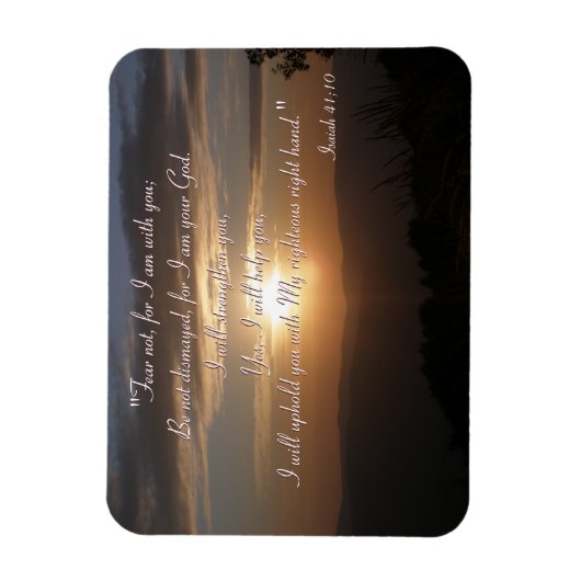 Inspirierend | Isaiah 41;10 Magnet (Vertikal)