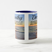 INSPIRIEREND JEREMIAH 29:11 PERSONALISIERT SUNRISE TASSE (Zentrum)