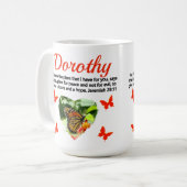 INSPIRIEREND JEREMIAH 29:11 PERSONALISIERTE BUTTER KAFFEETASSE (Vorderseite Links)