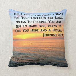 INSPIRIEREND JEREMIAH 29:11 SUNRISE KISSEN