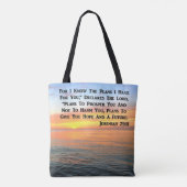 INSPIRIEREND JEREMIAH 29:11 SUNRISE TASCHE (Rückseite)