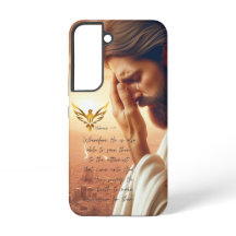 Inspirierend Jesus betend goldene Taube religiös