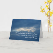 Inspirierend Karte (Gelbe Blume)