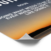 Inspirierend Kostenvoranschlag für Disziplin Poster (Ecke)