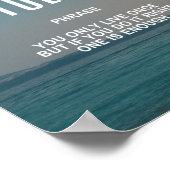 Inspirierend Kostenvoranschlag für YOLO Poster (Ecke)