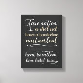 Inspirierend Kunst und Dekor für jedes Zimmer Leinwanddruck (Vorderseite)