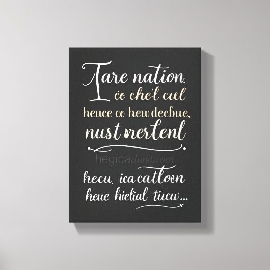 Inspirierend Kunst und Dekor für jedes Zimmer Leinwanddruck (Vorderseite)