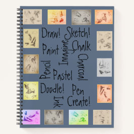 Inspirierend Kunstwörter Antike Zeichnungen Notizblock