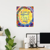 Inspirierend Kursangebot für Studierende - Inspiri Poster (Heimbüro)