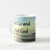 INSPIRIEREND LASS GO UND LASSEND GOD-FOTO KAFFEETASSE (Vorderseite Links)