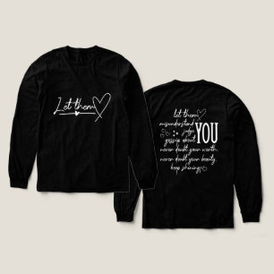 Inspirierend Lass Sie Tri-Blend Shirt