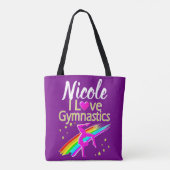 INSPIRIEREND LIEBE GYMNASTICS-DESIGN TASCHE (Rückseite)
