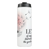 Inspirierend Loslassen Thermosbecher (Vorderseite)