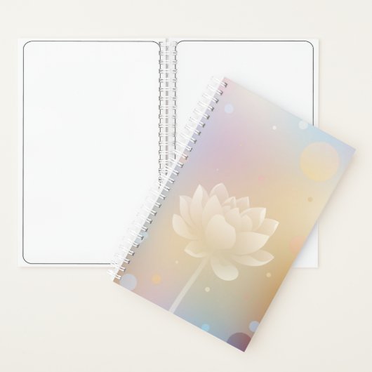 Inspirierend Lotus Bloom Hardcover Kleines Noteboo Notizblock (Innen)