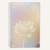 Inspirierend Lotus Bloom Hardcover Kleines Noteboo Notizblock (Vorderseite)