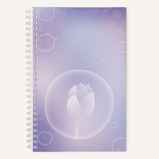 Inspirierend Lotus Hardcover Kleines Notebook Notizblock (Vorderseite)