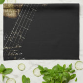 Inspirierend lyrische Gitarre Handtuch (Gefaltet)