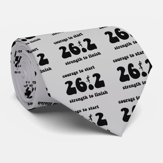 Inspirierend Marathon Krawatte (Gerollt)