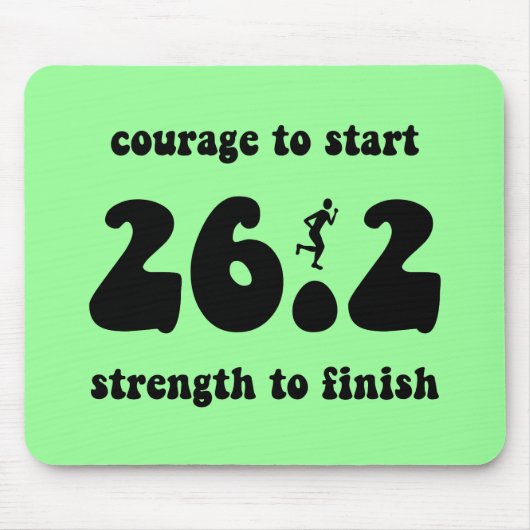 Inspirierend Marathon Mousepad (Vorne)