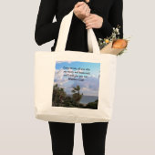 INSPIRIEREND MATTHEW 11:28 SCRIPTURE-DESIGN JUMBO STOFFBEUTEL (Vorderseite (Produkt))