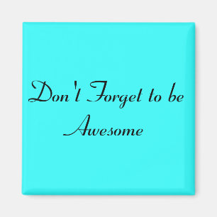 Inspirierend Mitteilungen Magnet