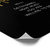 Inspirierend Motivation Poster (Ecke)