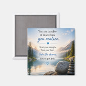 Inspirierend Motivierend Magnet (Vorderseite/Rückseite)
