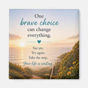 Inspirierend Motivierend  Magnet