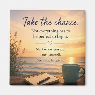 Inspirierend Motivierend  Magnet